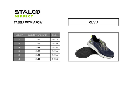 Półbuty damskie OLIVIA S1 PERFECT STALCO