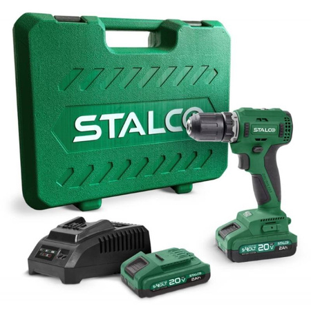 Zestaw wiertarko-wkrętarka DS20-55BL 2x 2Ah 20V S-VOLT S-97310 STALCO