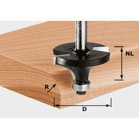 Frez do zaokrągleń HW S8 D25,5 / R6,35 KL 491013 FESTOOL