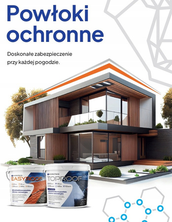 Płynna folia dachowa 15kg szara do ręcznej aplikacji EasyRoof HYDROTECO