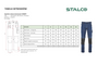 Spodnie robocze jeansowe 2XL Danny S090181005 STALCO