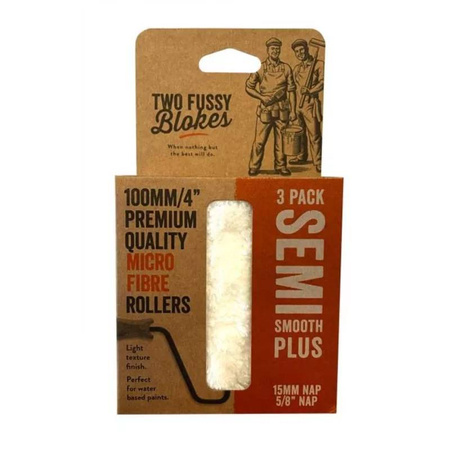 Wkład wałka malarskiego 100mm mikrofibra 15mm zapas 3szt MF-100-15-3PK TwoFussyBlokes