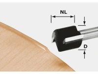 Frez do wyrównywania HW D 19/16 S8 OFK 700 491666 FESTOOL