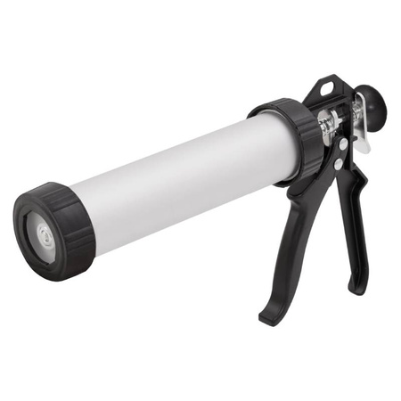 Pistolet wyciskacz do mas silikonowych 225mm tubowy PERFECT S-73011 STALCO