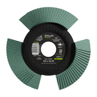 Tarcza ścierna listkowa 125x22 gr. 80 full vision S-71698 STALCO PERFECT