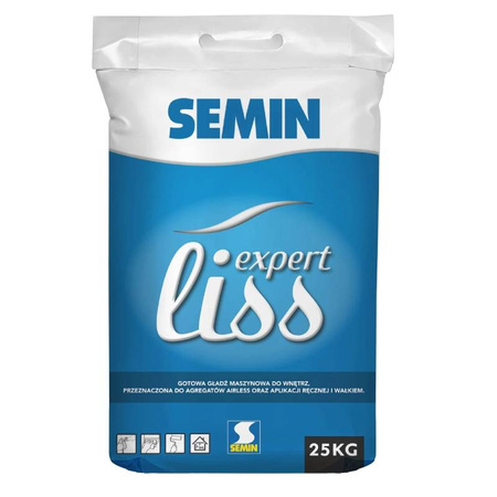 Gładź maszynowa worek 25kg do wnętrz EXPERT LISS SEMIN