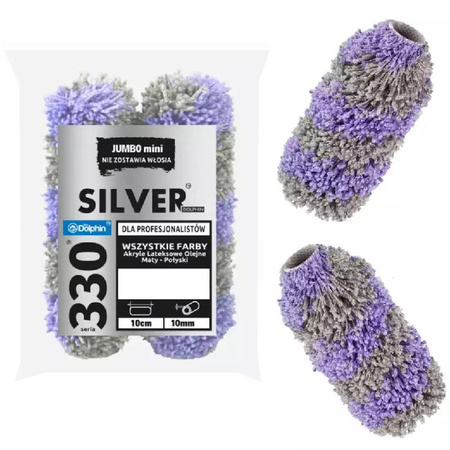 BLUE DOLPHIN Wałek malarski JUMBO MINI SILVER SR10W10 Seria 330 2SZT/OPAK