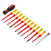Wkrętaki elektrotechniczne 13 elementów (12 x STAL CRV + tester 1000V) S-12290 STALCO