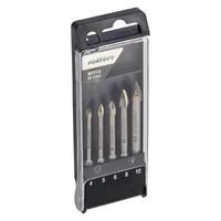 Wiertła do szkła komplet 4-10mm 5 elementów PERFECT S-72182 STALCO