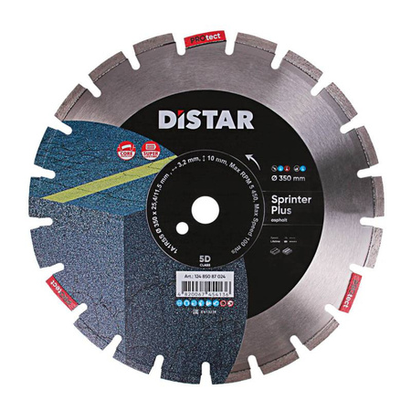 Tarcza diamentowa 350mm/25.4-F4mm 1A1RSS 350 SPRINTER PLUS 12485087024 DI-STAR