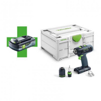 Wiertarko-wkrętarka akumulatorowa T18+3 Basic 577051/D Festool