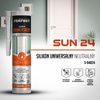 Silikon uniwersalny neutralny bezbarwny 280ml S-64824 STALCO PERFECT