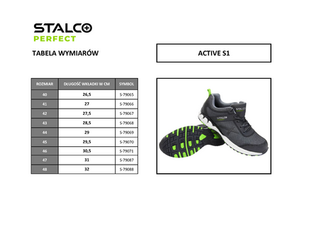 Półbuty ACTIVE S1 PERFECT STALCO